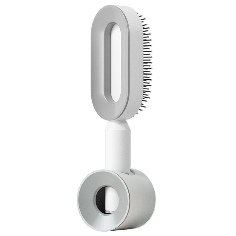 Self Cleaning Hair Brush key Cleaning Hair Loss Airbag Massage Scalp Comb Anti-Static Hairbrush
