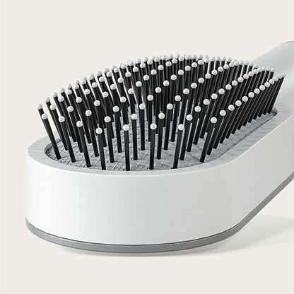 Self Cleaning Hair Brush key Cleaning Hair Loss Airbag Massage Scalp Comb Anti-Static Hairbrush