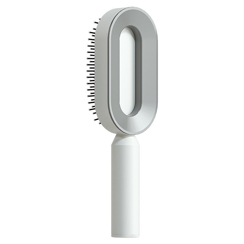 Self Cleaning Hair Brush key Cleaning Hair Loss Airbag Massage Scalp Comb Anti-Static Hairbrush