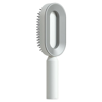 Self Cleaning Hair Brush key Cleaning Hair Loss Airbag Massage Scalp Comb Anti-Static Hairbrush